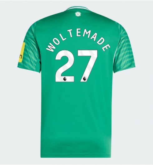 Moške Nogometnih dresov Newcastle United Nick Woltemade #27 Gostujoči 2025-26 Kratki rokavi Moške Nogometnih dresov Newcastle United Nick Woltemade #27 Gostujoči 2025-26 Kratki rokavi